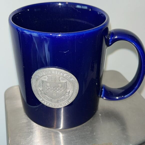 University of Pittsburgh Pennsylvania Cobalt Blue alumni Coffee Tea Cup Mug - Picture 1 of 3